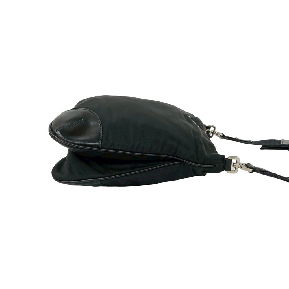 PRADA Black Leather Shoulder Bag - Picture 6 of 10